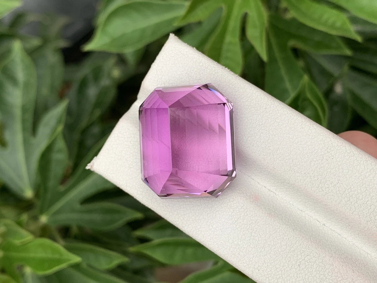 63.07ct Natural Pinkish Purple Kunzite Octagonal Shape — view 3